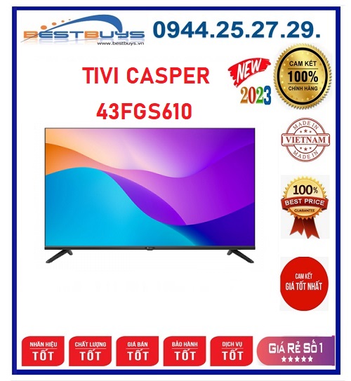 Android Tivi Casper 43FGS610 43 inch