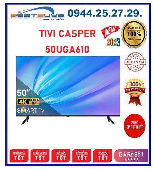 Android Tivi Casper 50UGA610 4K 50 inch