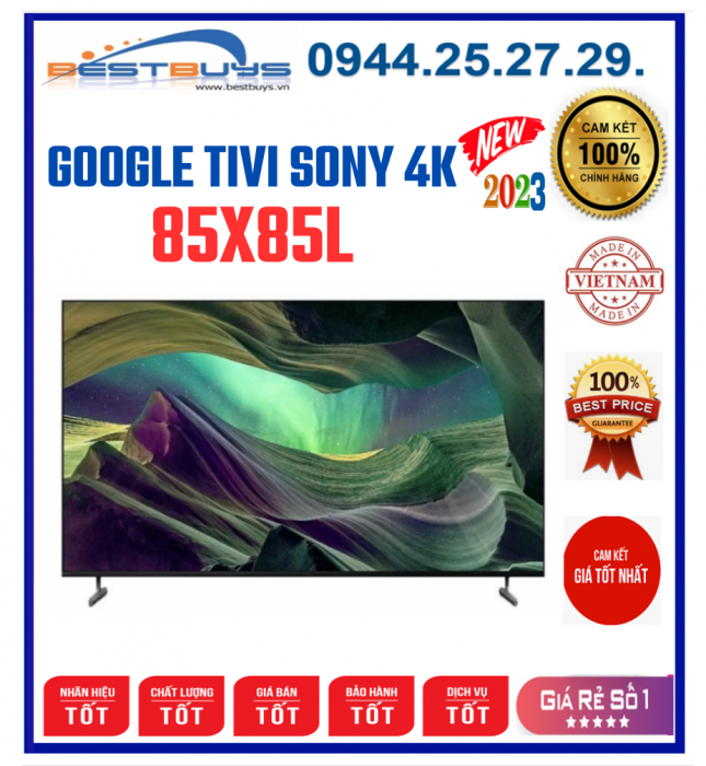 Google Tivi Sony 85X85L 4K 85 inch [2023]