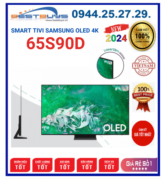 Smart Tivi Samsung 65S90D OLED 4K 65 inch [2024]