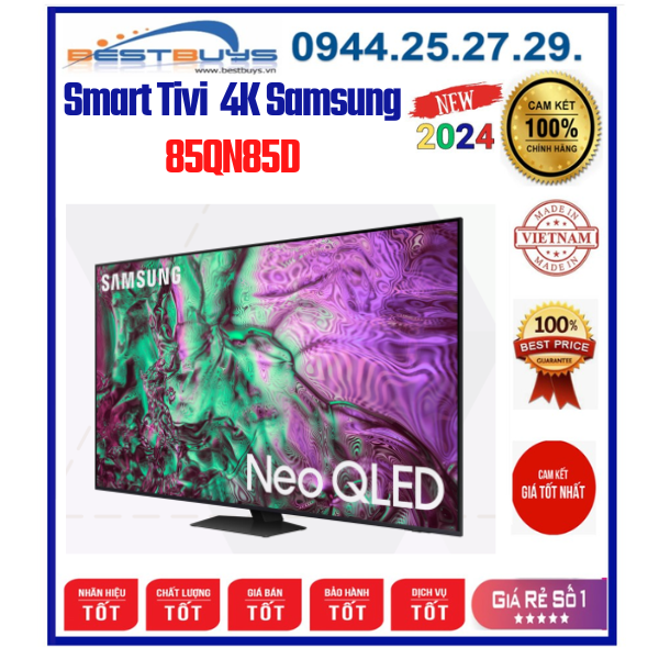 Smart Tivi Samsung 85QN85D Neo QLED 4K 85 inch [2024]