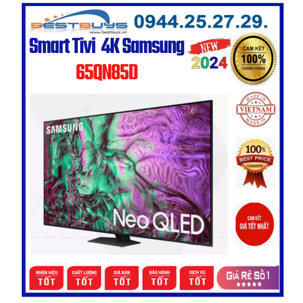 Smart Tivi Samsung 65QN85D Neo QLED 4K 65 inch [2024]