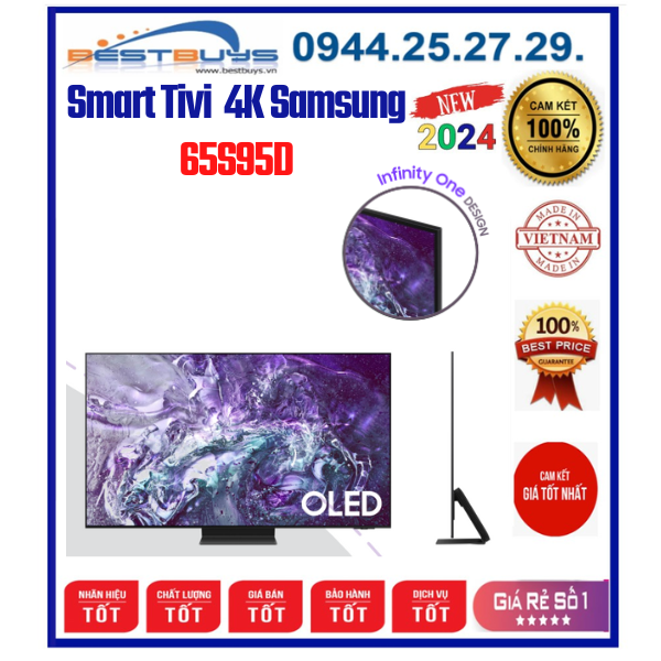 Smart Tivi Samsung 65S95D OLED 4K 65 inch [2024]