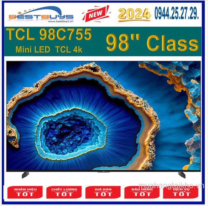 Google TV QD-Mini LED TCL 4K 98C755