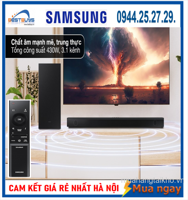 Loa thanh Samsung Soundbar HW-B650 - 430W 