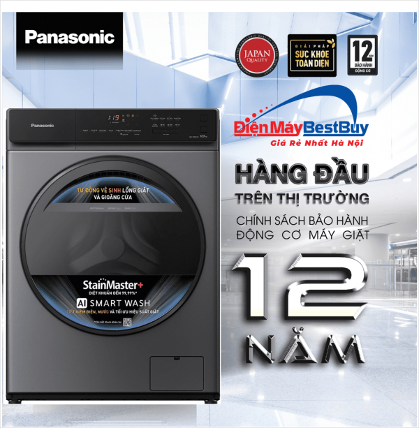 Nơi Bán Máy giặt Panasonic 10 kg Inverter NA-V10FA1LVT Chính hãng giá rẻ nhất