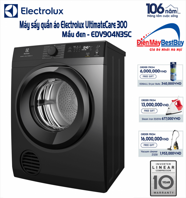 Máy sấy Electrolux EDV904N3SC 9kg