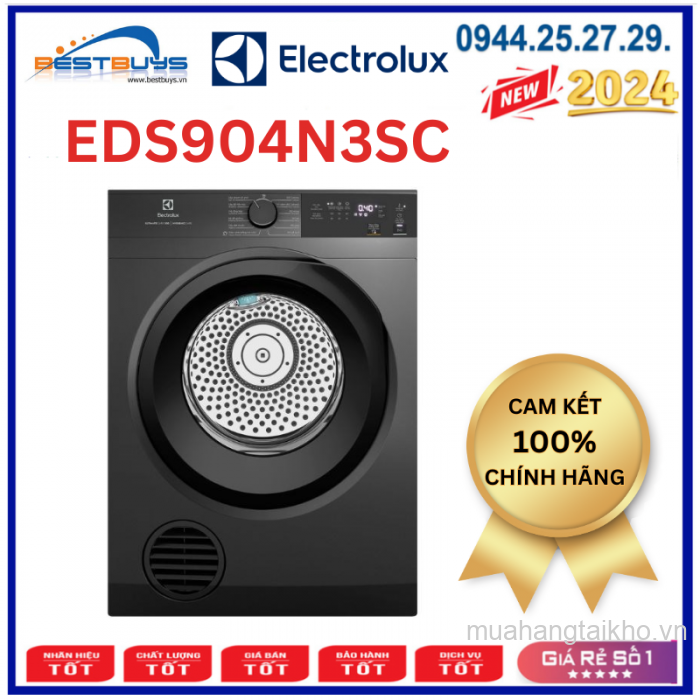 Máy sấy Electrolux EDS904N3SC 9kg