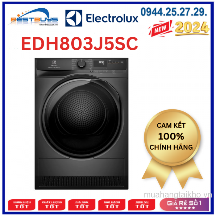 Máy sấy Electrolux EDH803J5SC 8kg