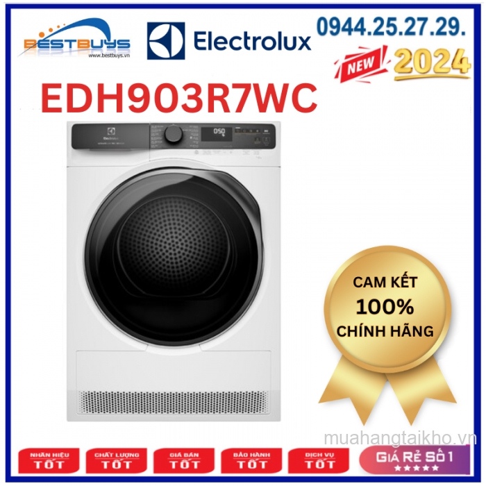 Máy sấy Electrolux EDH903R7WC 9kg