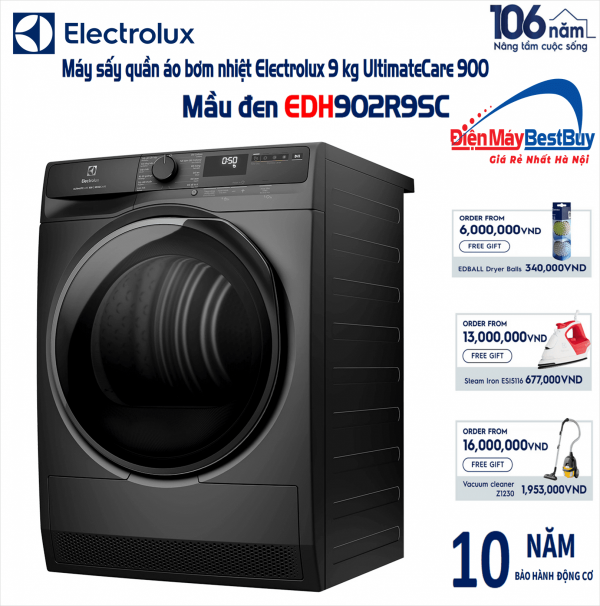 Máy sấy Electrolux EDH902R9SC 9kg