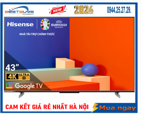 Tivi Hisense 4K 43 inch 43A6500K