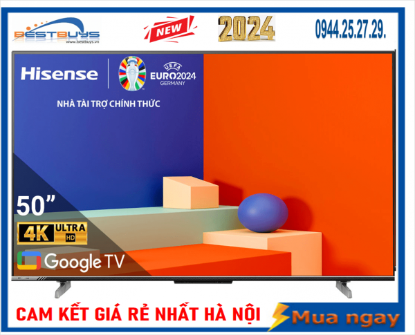 Tivi Hisense 4K 50 inch 50A6500K