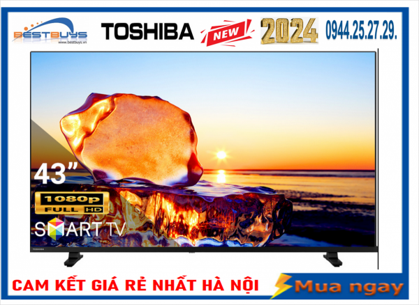 Tivi Toshiba 43 inch Full HD Series 43E31MP MỚI 2024