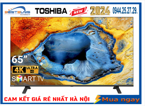 Smart Tivi Toshiba 65 inch 4K Utra HD Series 65E330NP Mới 2024