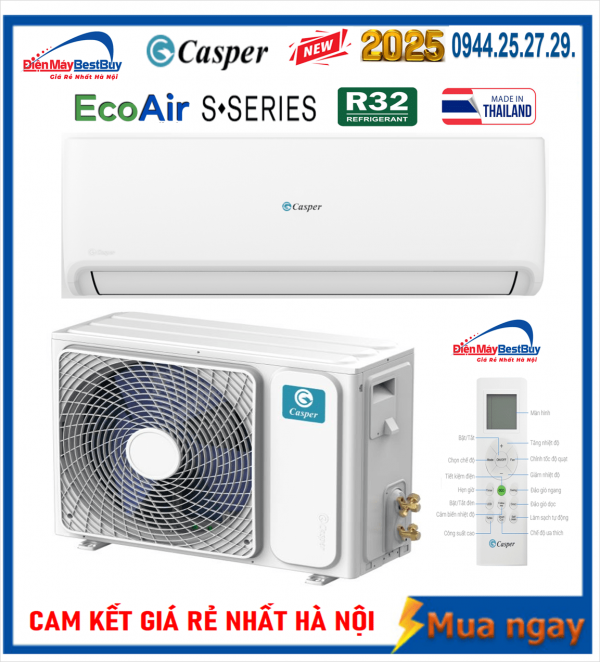 Điều hoà Casper 18000 BTU 1 chiều SC-18FB36A NEW 2025