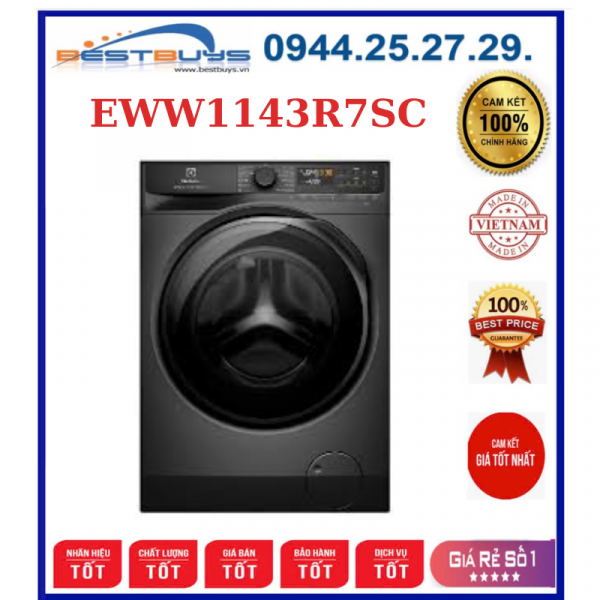 Máy giặt sấy Electrolux EWW1143R7SC Inverter giặt 11 kg sấy 7 kg