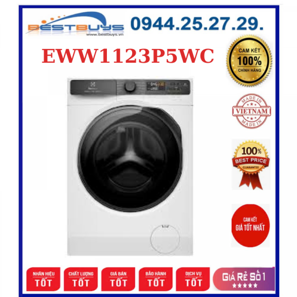 Máy giặt sấy Electrolux EWW1123P5WC Inverter giặt 11 kg sấy 7 kg