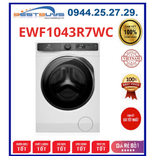 Máy giặt Electrolux EWF1043R7WC Inverter 10 kg