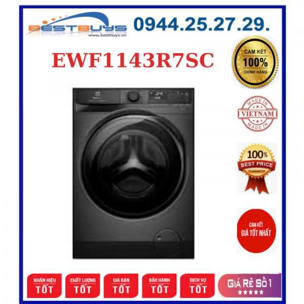 Máy giặt Electrolux EWF1143R7SC Inverter 11 kg