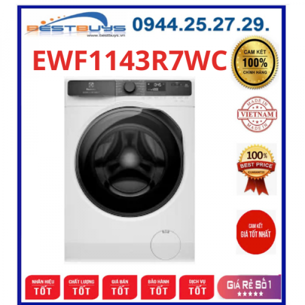 Máy giặt Electrolux EWF1143R7WC Inverter 11 kg