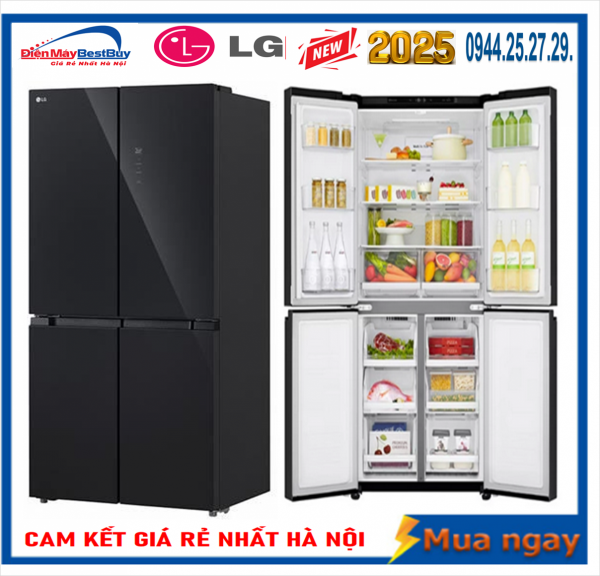 Tủ lạnh LG Inverter 474 lít Multi Door LFB47BLG