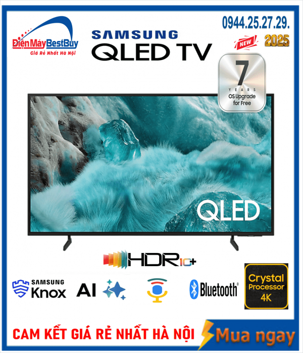Tivi Samsung QA43Q7F QLED 4K 43 Inch [2025]
