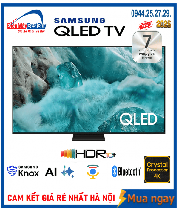 Tivi  Samsung QA55Q7F5 QLED 4K 55 inch  [2025]