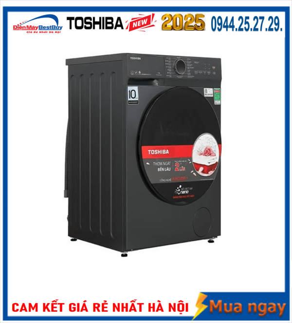 Máy giặt Toshiba Inverter 12 kg TW-T21BU130UWV(MG) Mới 2025