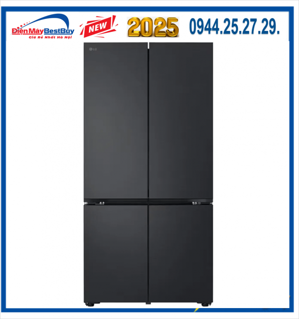 Tủ lạnh LG French Door màu đen lì 574L Inverter LFB58BLMA