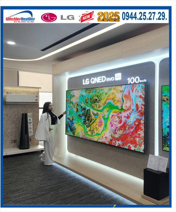 SMART TV LG 100 inch QNED EVO 4K Mini-LED 100QNED86AS (2025)