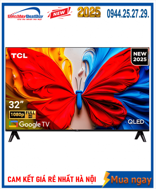 Bán Tivi QLED TCL Full HD 32 inch 32S5K Mới 2025