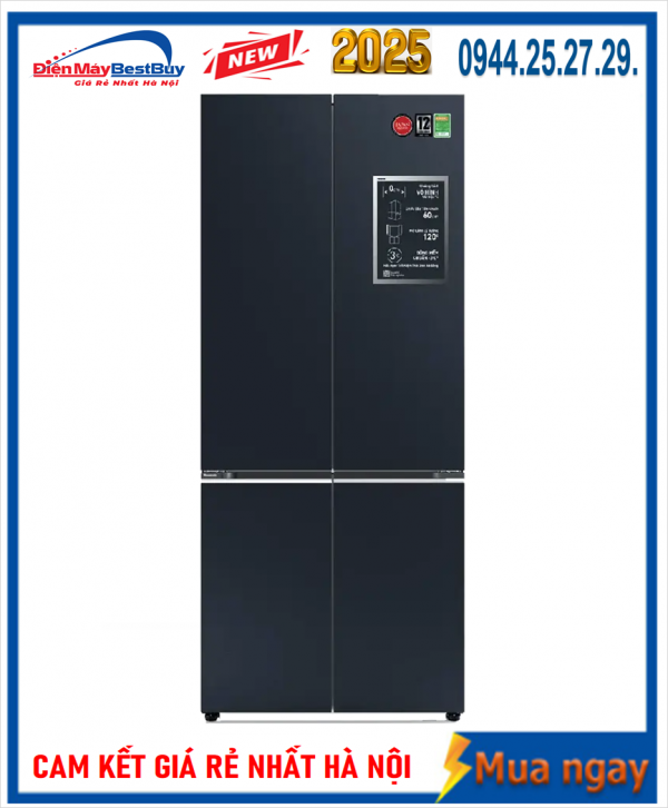 Tủ lạnh Panasonic Inverter 510 lít Multi Door NR-X561GB-VN làm đá tự động