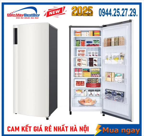 Tủ đông đứng LG 165 lít 1 cửa LOF16BGM