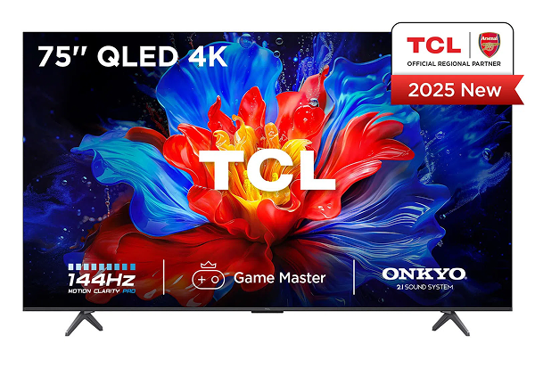 Tivi QLED TCL 4K 75 inch 75P8K Mới 2025