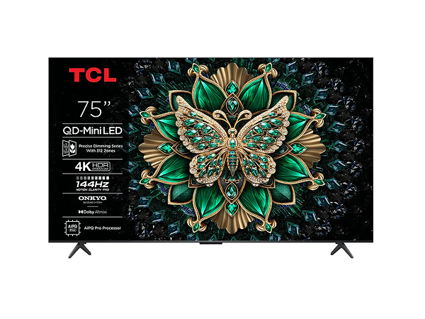 Tivi QD-Mini LED TCL 4K 75 inch 75C6K Mới 2025