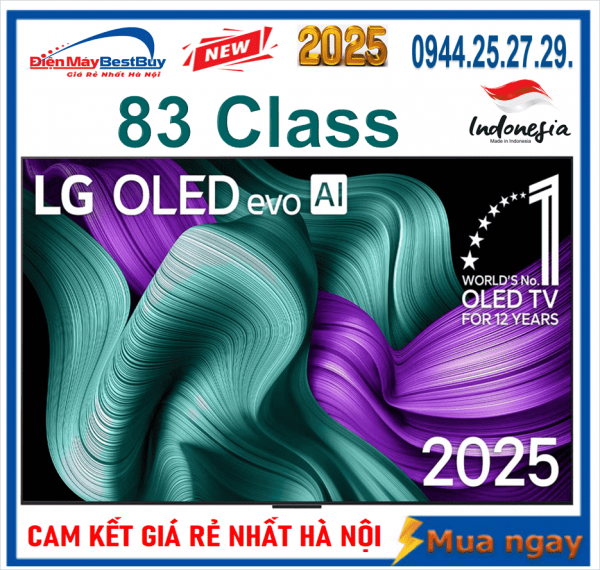 Tivi OLED evo LG AI 4K 83 inch 83M5PSA New 2025
