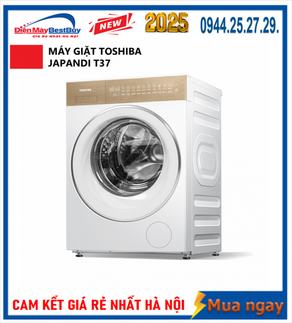 Máy Giặt Toshiba Japandi 10.5KG TW-T37BZP115MWM(WT) Mới 2025