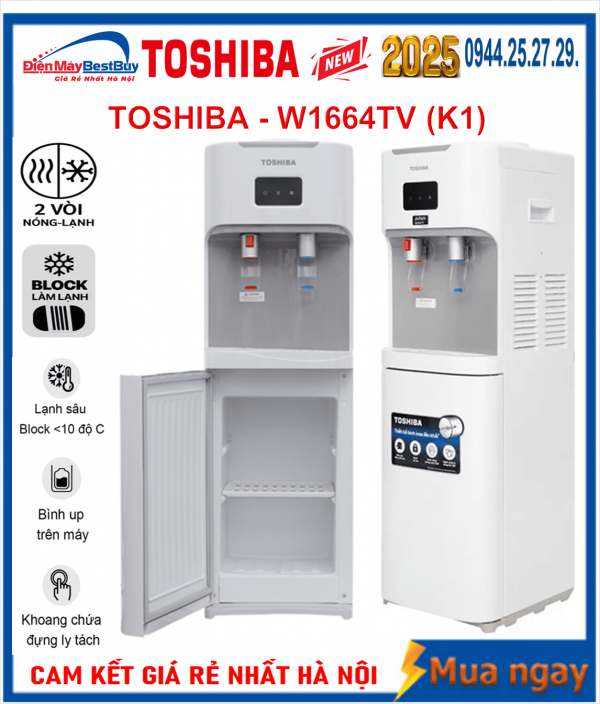 Nơi Bán Cây nước nóng lạnh Toshiba RWF-W1664TV(W1) Rẻ Nhất Hà Nội