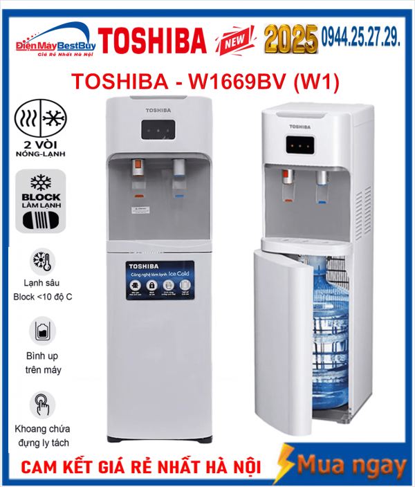 Bán Cây nước nóng lạnh Toshiba RWF-W1669BV(W1) Rẻ Nhất Hà Nội