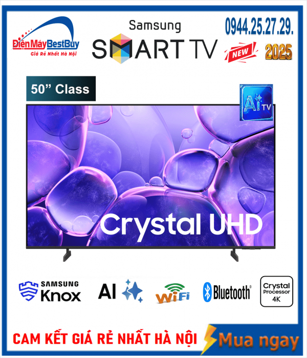 Tivi Samsung UA50U8000F UHD 4K 50 inch [2025]