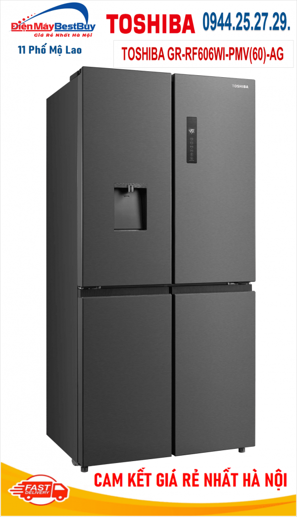TỦ LẠNH THÔNG MINH TOSHIBA GR-RF606WI-PMV(60)-AG [2025]