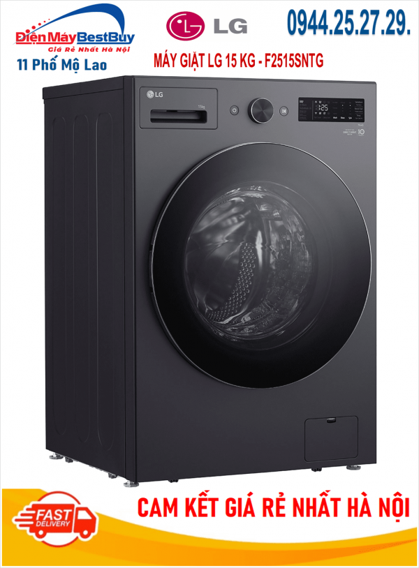 Máy giặt lồng ngang LG AI DD Inverter 15kg F2515SNTG