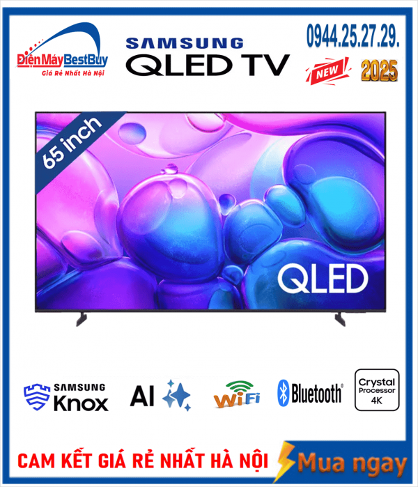 Tivi Qled Samsung 65 inch 4K Ultra HD QA65Q6FA [2025]