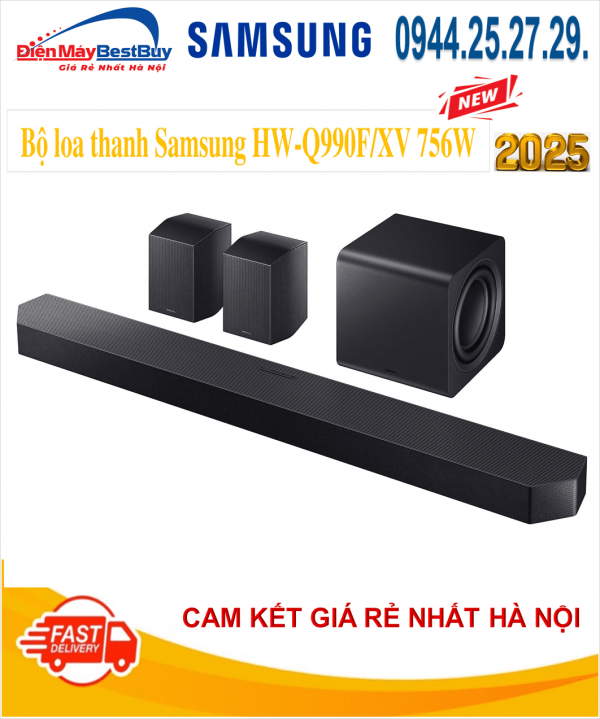 Loa Thanh Q-series HW-Q990F 11.1.4 Kênh Tích Hợp Loa Vệ Tinh (2025)