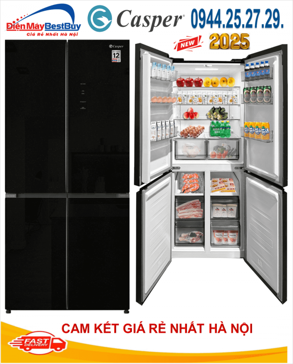 Tủ lạnh nhiều cửa 540L ProFresh RM-D540SBS Mới 2025