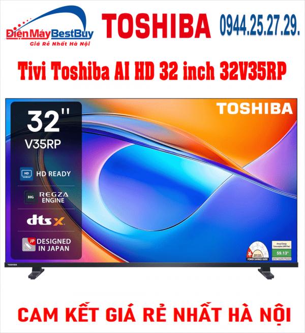Smart Tivi Toshiba AI HD 32 inch 32V35RP