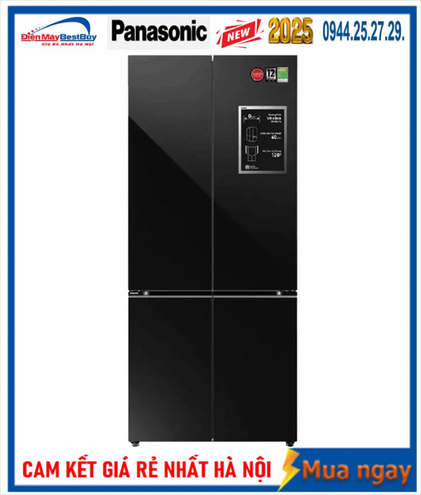 Tủ lạnh Panasonic NR-X561BK-VN Inverter 4 cánh 510 lít