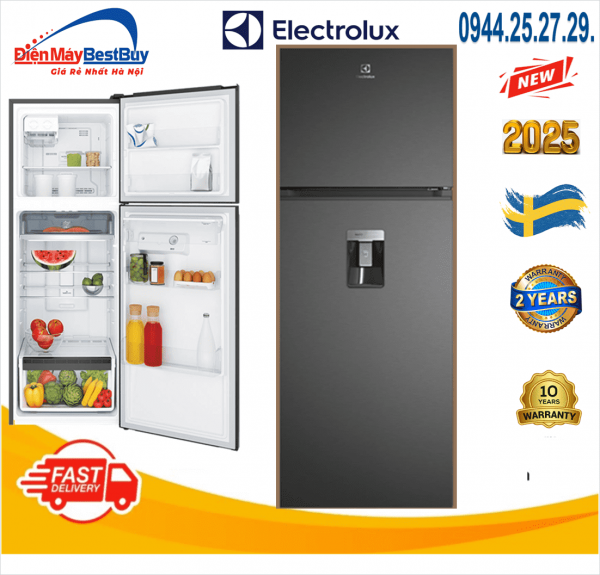 Tủ lạnh Electrolux ETM3440L-B Inverter 341 lít