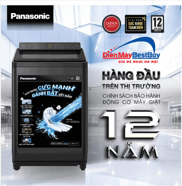 Máy giặt Panasonic NA-FD105X3BV Inverter lồng đứng 10.5 kg